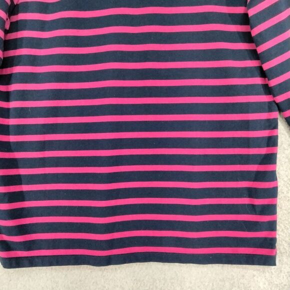 LRL Ralph Lauren Active Sz 1X Blue Pink Striped Knit 1/4 Zip Pullover Sweater - Picture 10 of 11